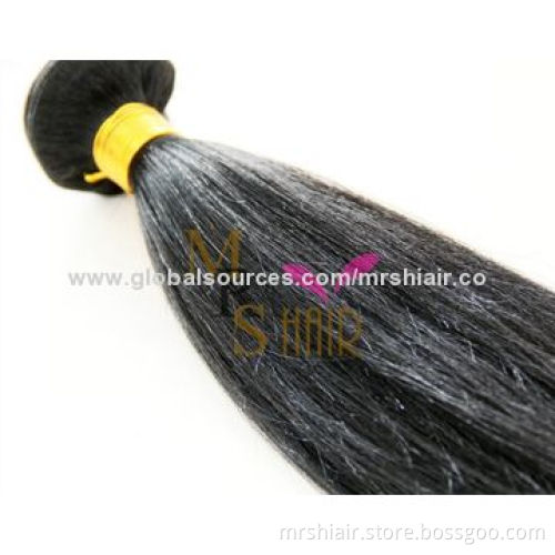 Cheap Indian Virgin Human Hair, Weft Grade 6A Indian Yaki Straight
